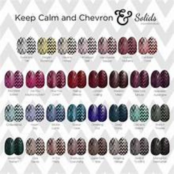 Keep Calm and Chevron Color Street Nail Polish Strips - Picture 3 of 4